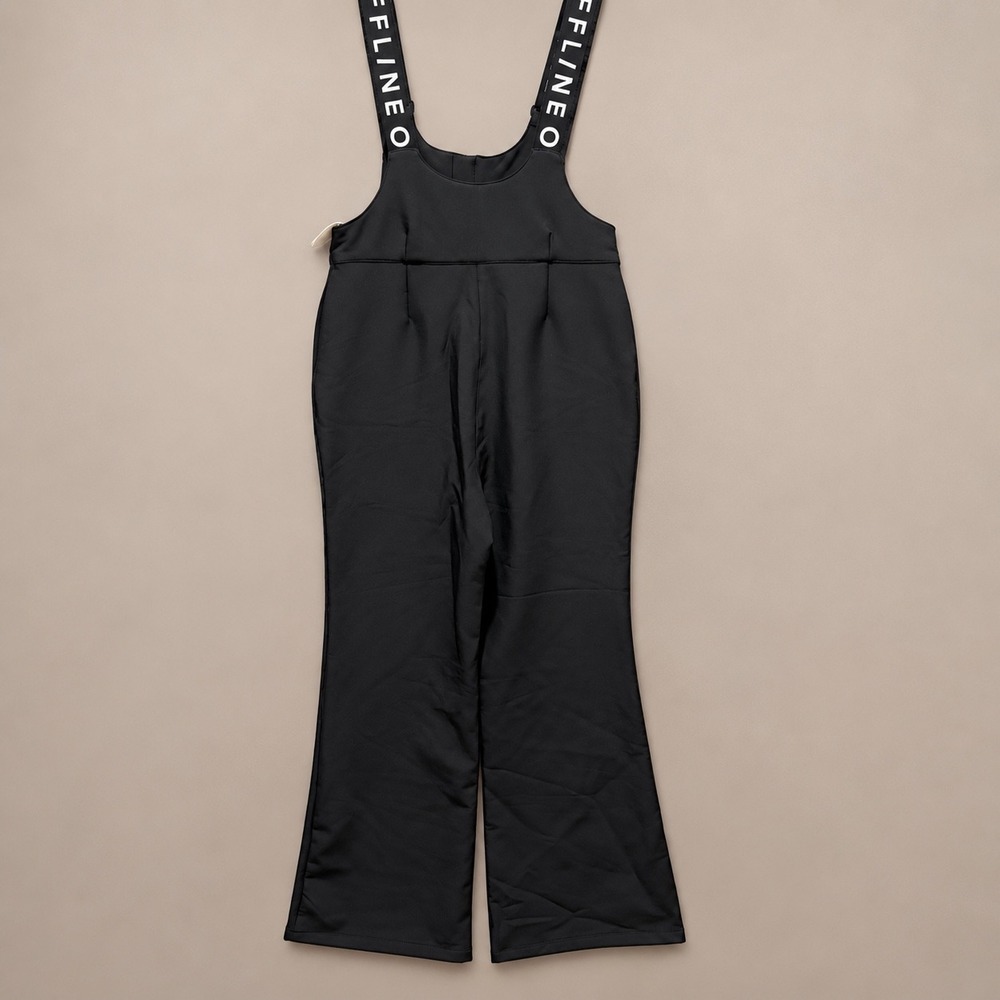OFFLINE by Aerie Snow Bib Women M Black NEW Chillside Collection Water Resistant - Picture 4 of 8